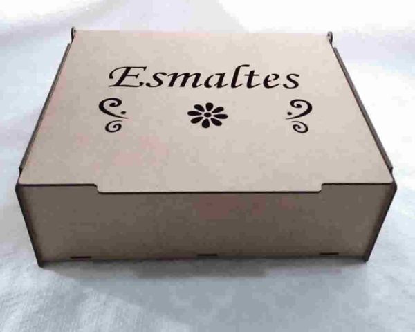 Caixa esmaltes MDF 3mm