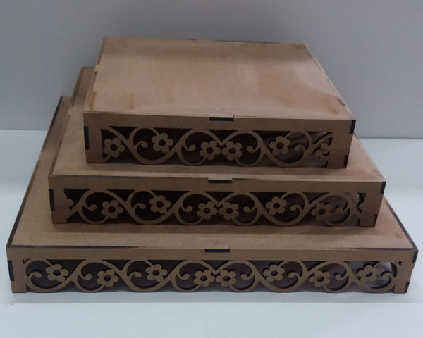 Bandeja flor MDF 3mm