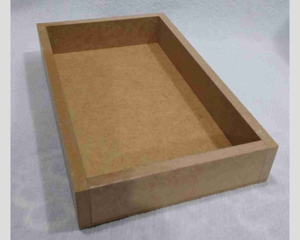 Bandeja lisa retangular MDF 9mm