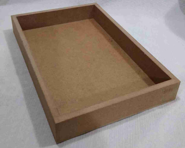 Bandeja lisa retangular MDF 9mm