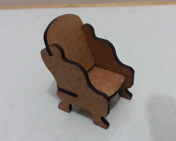 Mini poltrona MDF 3mm