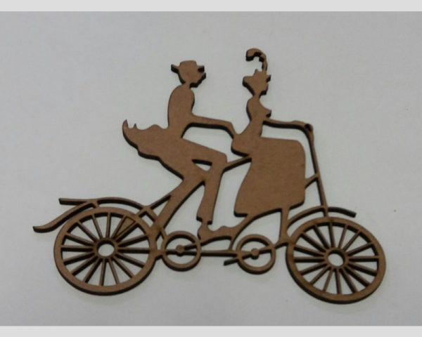 Recorte bicicleta casal MDF 3mm