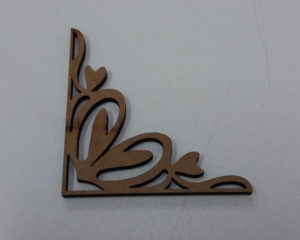 Recorte cantoneira para caixa MDF 3mm