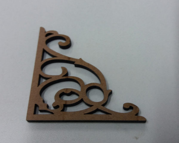 Recorte cantoneira para caixa MDF 3mm