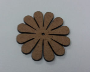 Recorte flor MDF 3mm