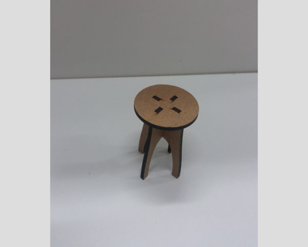 Recorte mini mesinha MDF 3mm