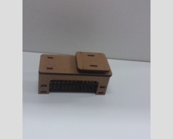 Recorte mini rack 2 MDF 3mm