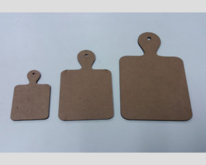 Recorte mini tabua de carne MDF 3mm