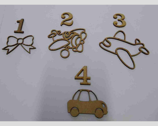 Recorte variados MDF 3mm