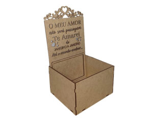 Caixa porta retrato de janeiro a janeiro