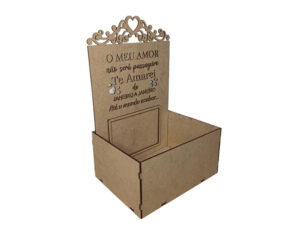 Caixa porta retrato janeiro a janeiro modelo 2