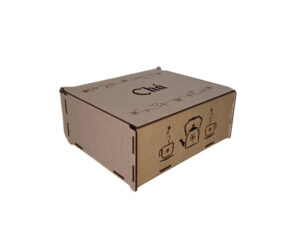 Caixa de chá vazada