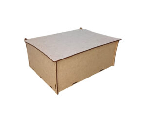Caixa para mini espumante com duas divisórias em MDF 3mm