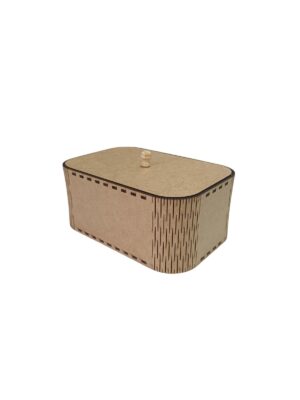 Caixa Sanfonada Retangular Média - MDF 3mm