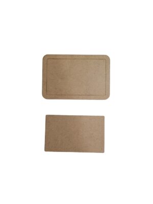 Plaquinha Retangular - MDF 3mm