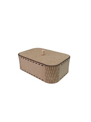 Caixa Sanfonada Retangular Tamanho P - MDF 3mm