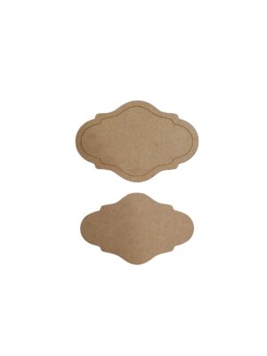 Plaquinhas Modelo 1 - MDF 3mm