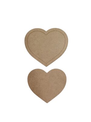 Plaquinha Coração - MDF 3mm