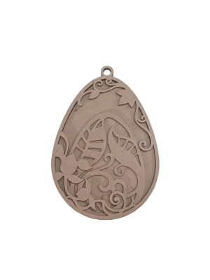 Ovo de Páscoa Vazado - MDF 3mm