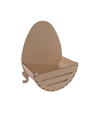 Cesta Ovo de Páscoa - MDF 3mm