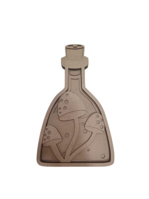 Cenário Cogumelos na Garrafa - MDF 3mm