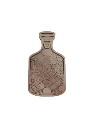 Cenário Marinho 3D na Garrafa - MDF 3mm