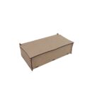 Caixa Retangular Tampa Lisa – MDF 3mm