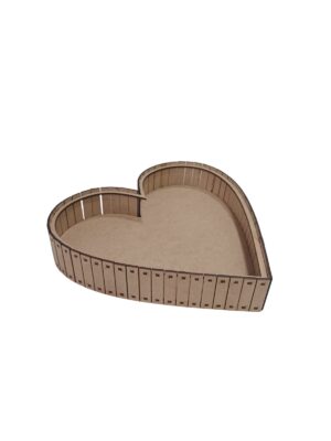 Bandeja de Coração - MDF 3mm