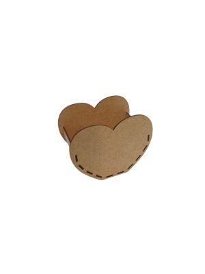 Cestinha Coração - MDF 3mm