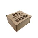 Caixa Pai Meu Herói – MDF 3mm