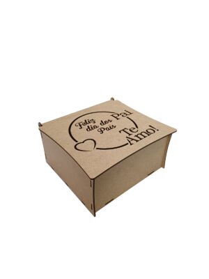 Caixa Feliz Dia dos Pais - MDF 3mm