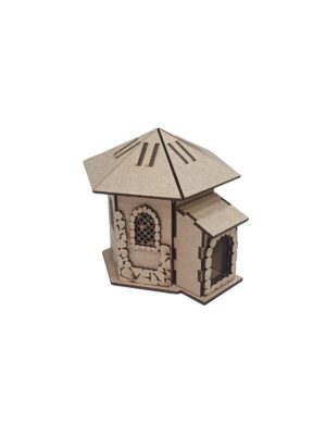 Casinha Medieval Pedregulhos - MDF 3mm
