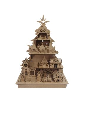 Árvore de Natal Cenários - MDF 3mm