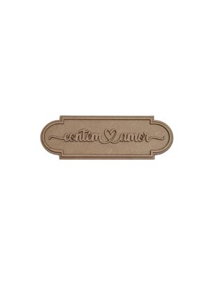 Mini Placa Contém Sonhos - MDF 3mm