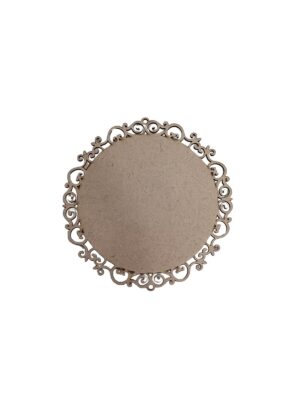 Monograma com Arabesco - MDF 3mm