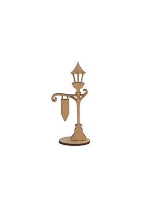 Mini Poste com Base - MDF 3mm